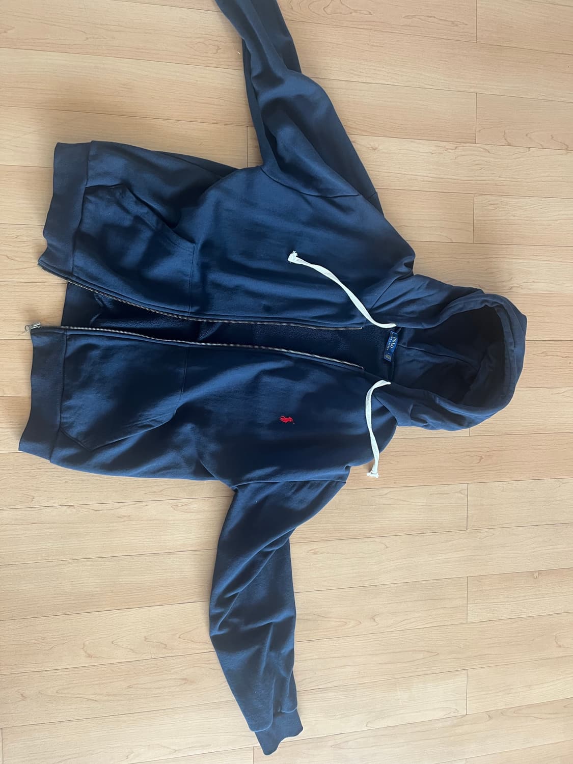 폴로 네이비 후드집업 상품이미지4