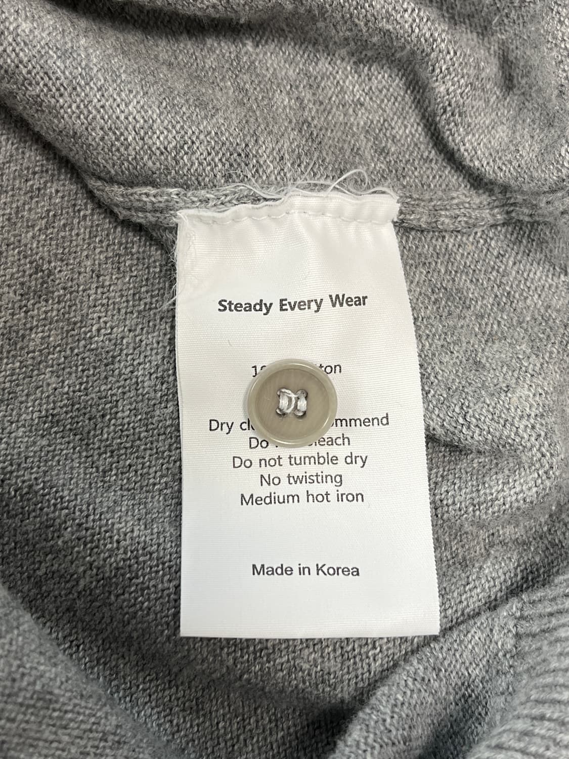 [2] 스테디에브리웨어 그레이 가디건 상품이미지3