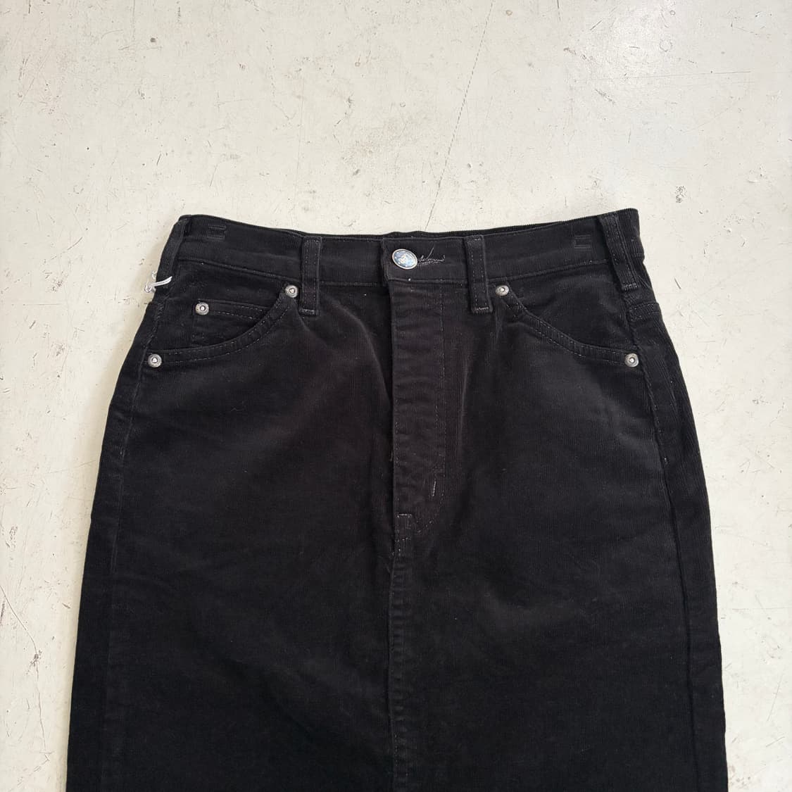 LEE 리 빈티지 코듀로이 미디 스커트 S 상품이미지2