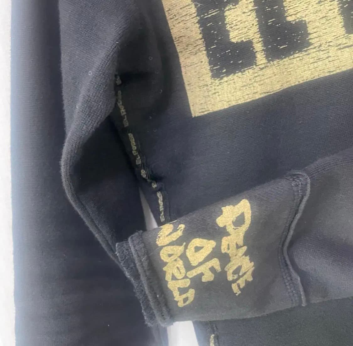 00s 프린팅 빈티지 펑크 버튼 후드티 딱붙 티 핀터깔오네갸루나나갈베메클 상품이미지4