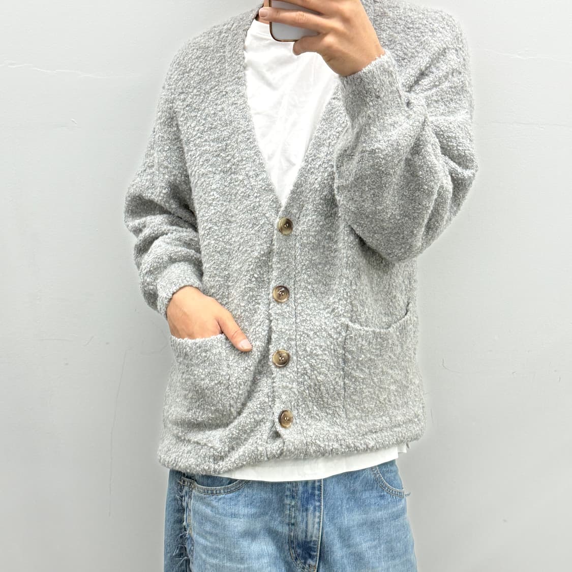 colza 빅사이즈 가디건 상품이미지1
