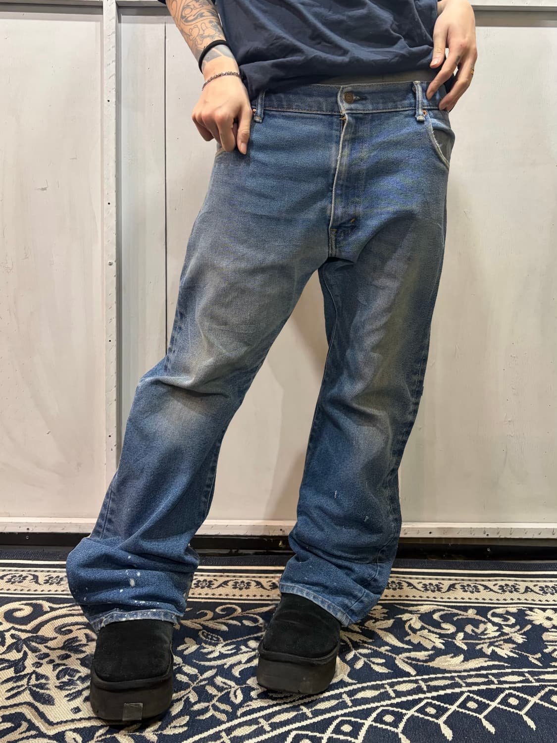 90s LEVIS 517 denim boots cut jeans 상품이미지2