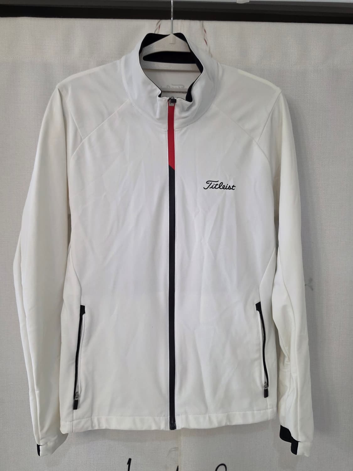 m)타이틀리스트 윈드브레이커 화이트 골프 자켓 상품이미지1