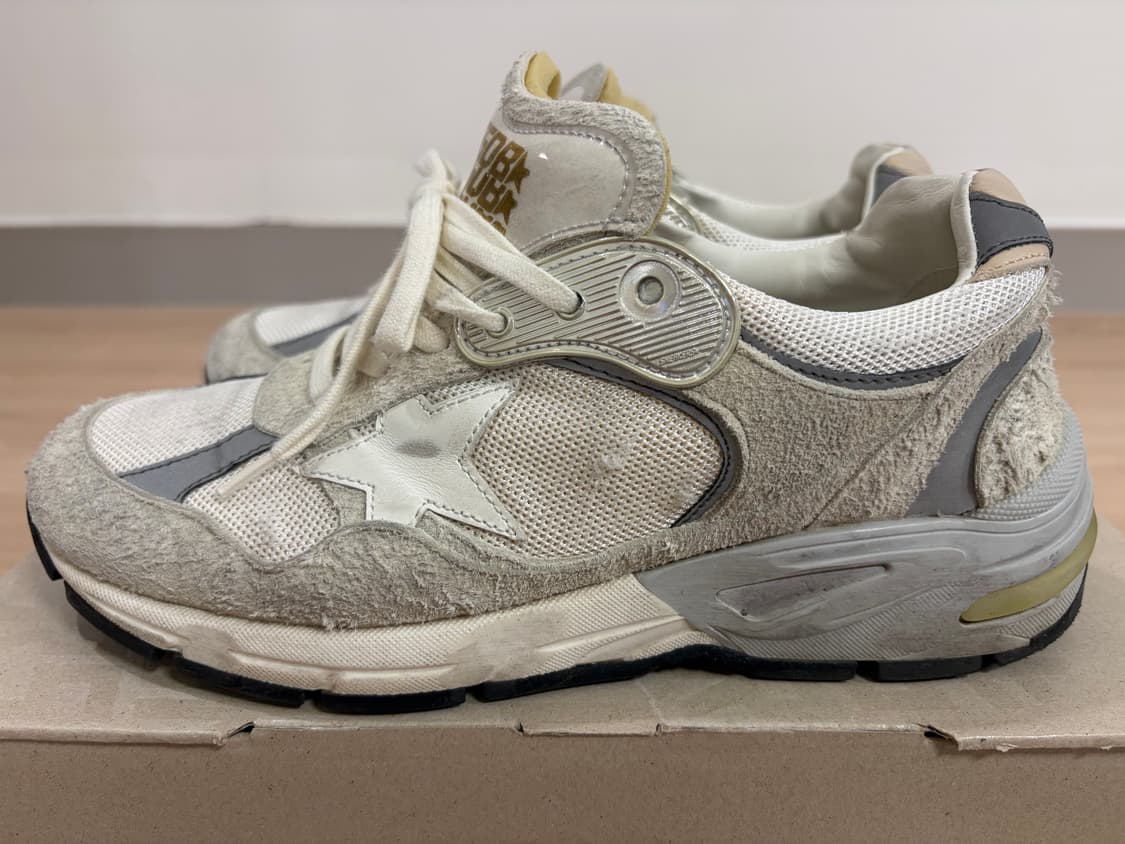 골든구스 대드스타 화이트실버 사이즈41 상품이미지4