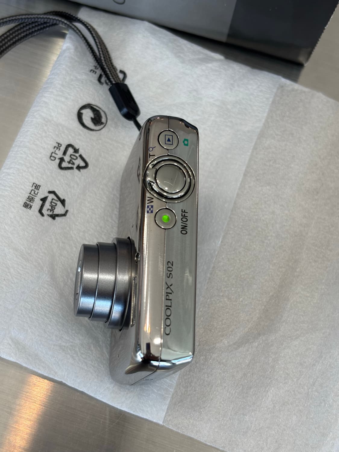 박스O)니콘 쿨픽스 s02 크롬실버 빈티지디카 상품이미지6