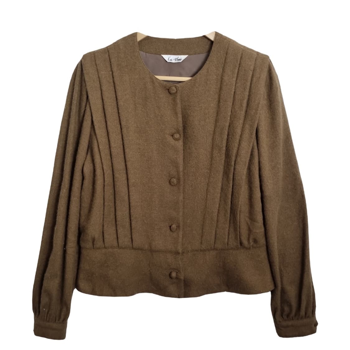 LA ELMO 브라운 레트로 울자켓  상품이미지1