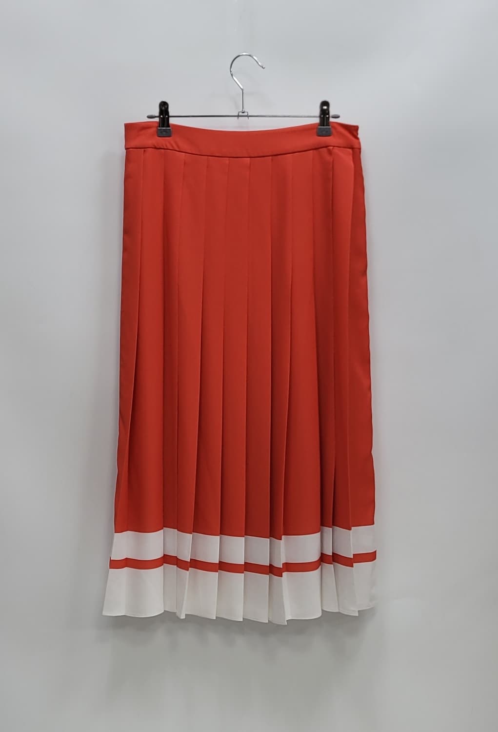 BEANPOLE 21SS 빈폴 플리츠 스커트 / 여 27 레드오렌지
 상품이미지1