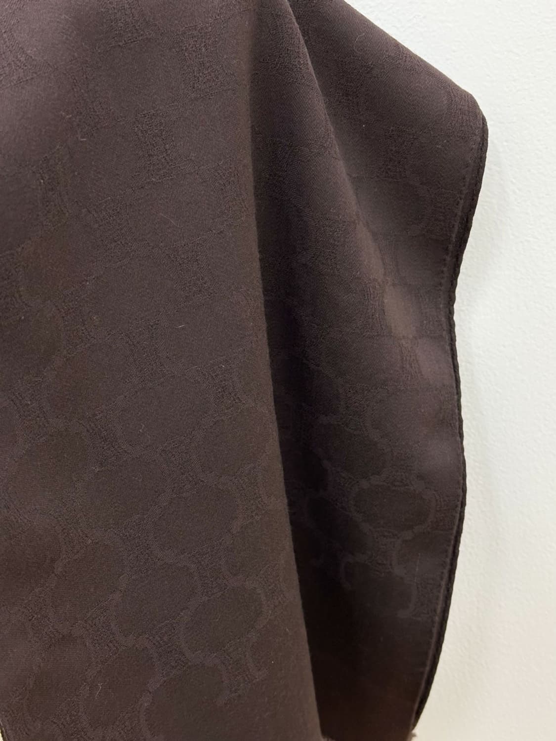 celine / 셀린느 브라운 트리오페 울 머플러 상품이미지5