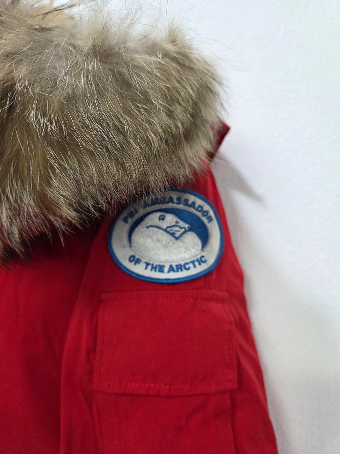 캐나다구스 패딩 레드 여성 상품이미지5