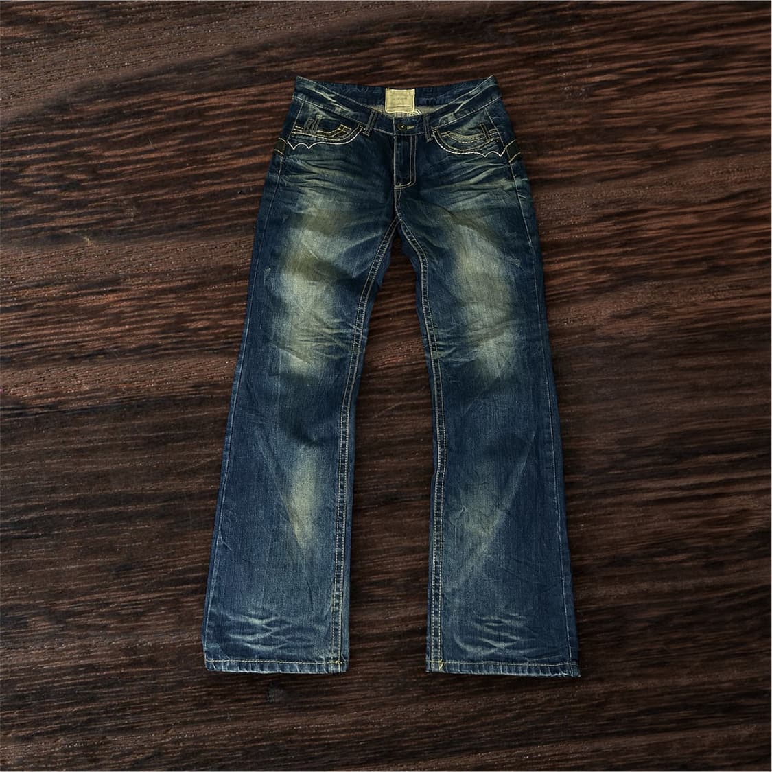 Lolita vintage 부츠컷 데님팬츠 상품이미지1