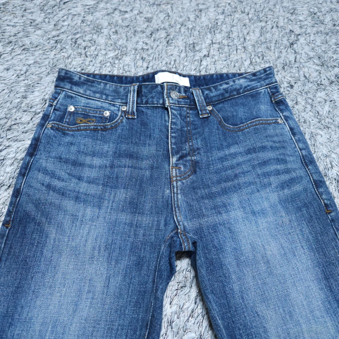 플랙진) 31 남자 슬림크롭팬츠 슬림청바지 / 왕눈이샵 상품이미지2