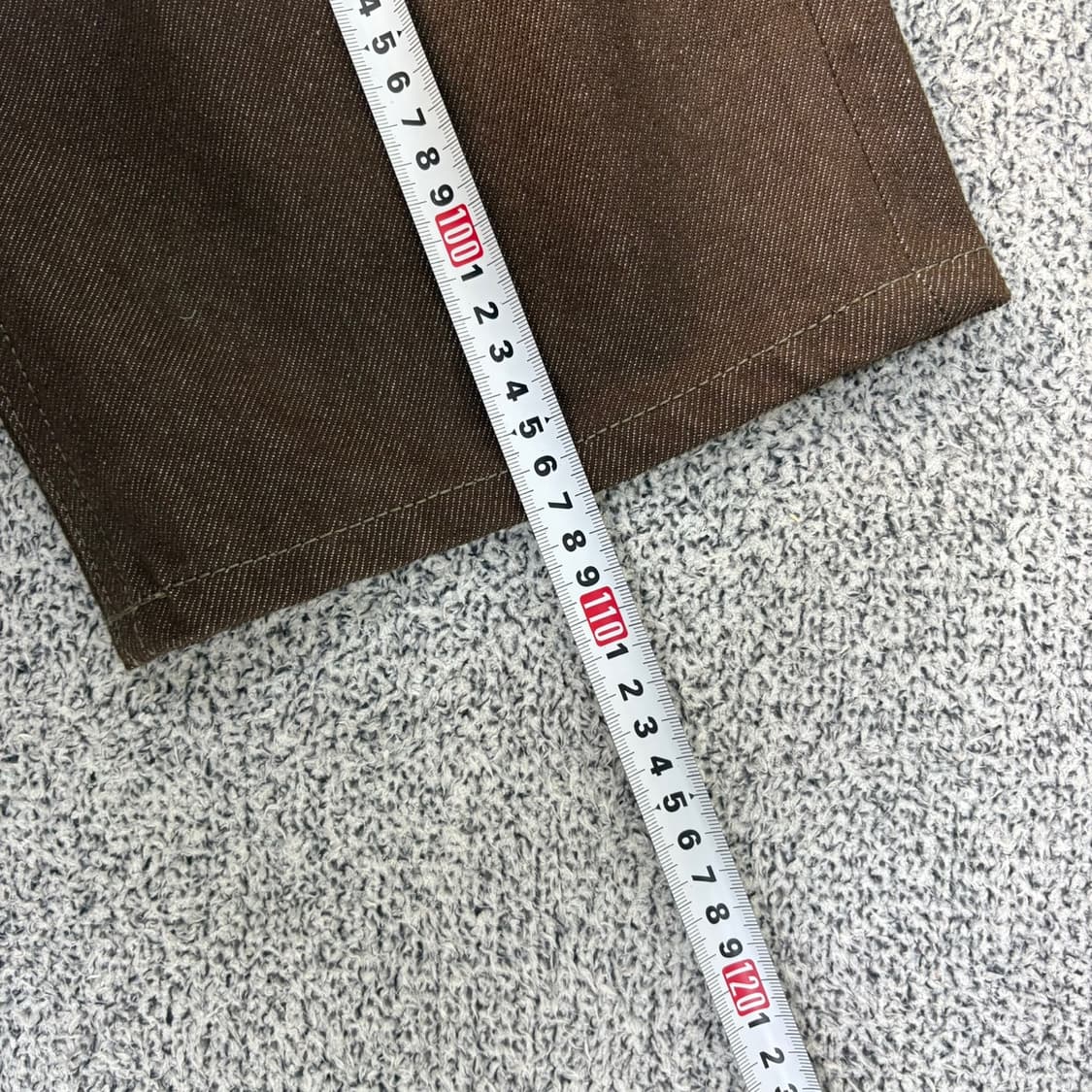 S 미나브 남성 핀턱 와이드 팬츠 브라운 0331J 상품이미지9