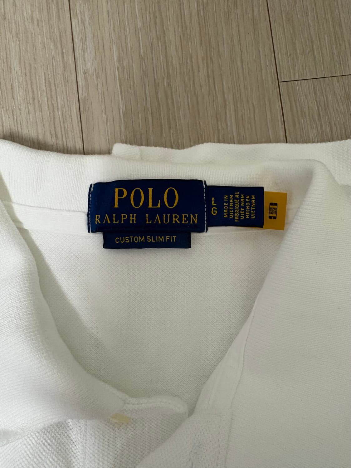 폴로 랄프로렌 커스텀 슬림핏 카라티 화이트 (L) 상품이미지2