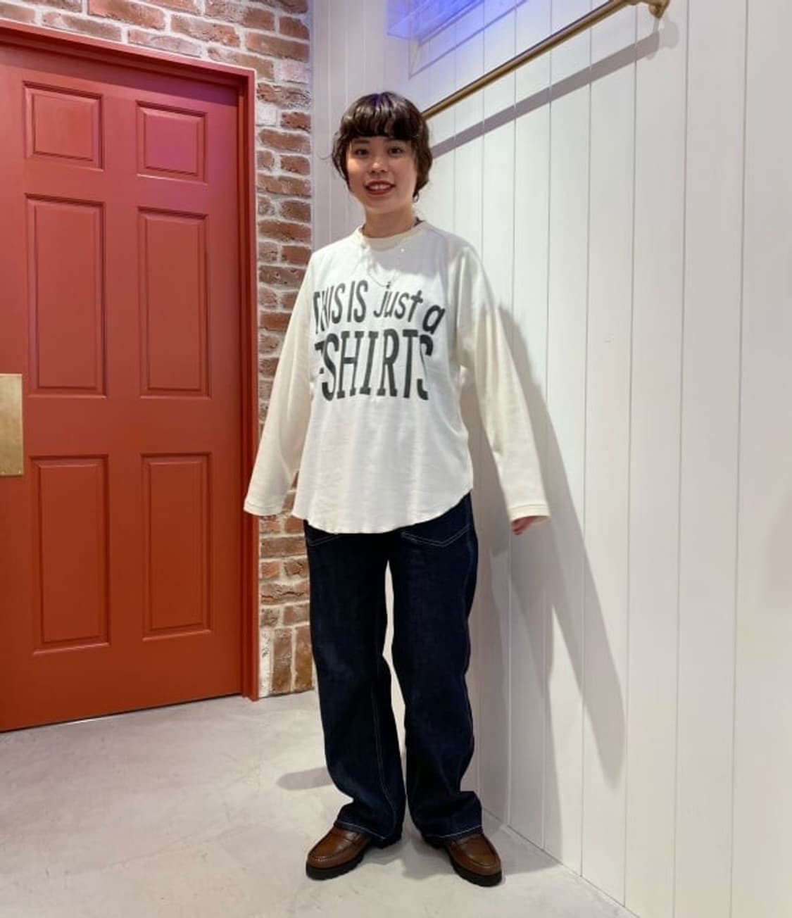 빔즈보이 BEAMS BOY Printed Raglan 3/4 Sleeve 상품이미지3