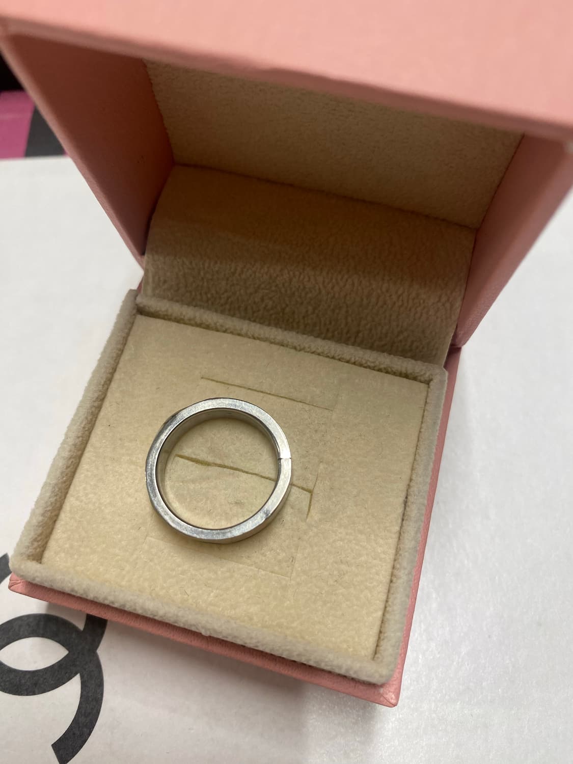 자개빛 핑크 인레이 반지 상품이미지3