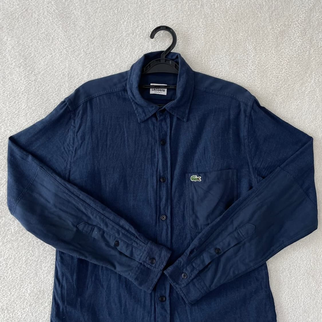 L 라코스테 남성 네이비 긴팔셔츠 100 상품이미지2