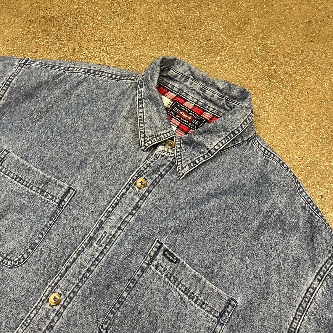 랭글러 플란넬 데님 셔츠 (110) 상품이미지2