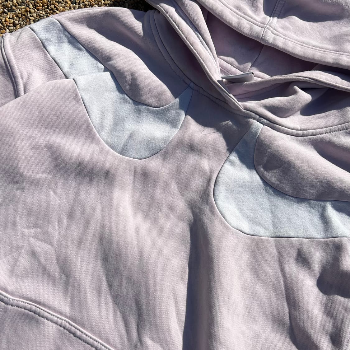 나이키 핑크 배색 후드티 상품이미지5