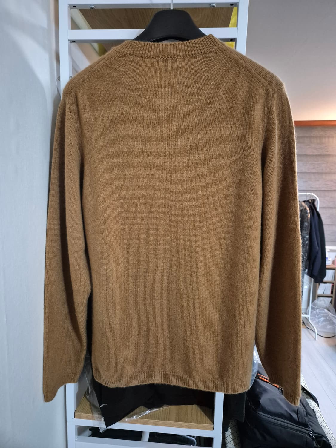 산드로옴므 캐시미어 100% 니트 XL 카멜 상품이미지2