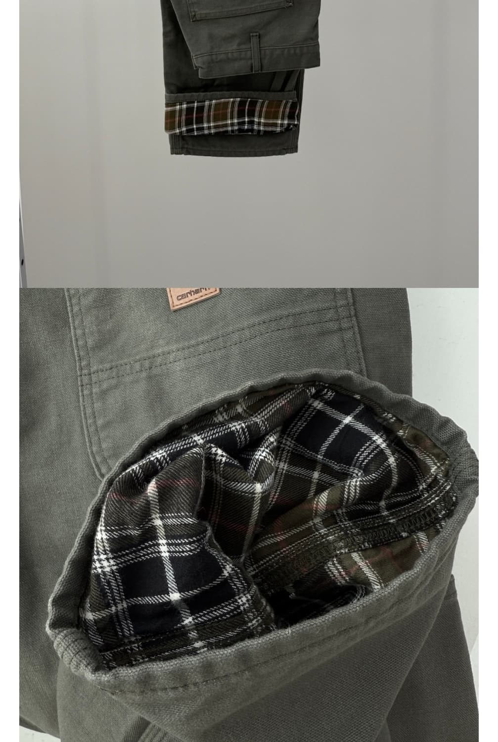 칼하트 Us 싱글니 B111(B11 안감버전) 35x30 상품이미지2