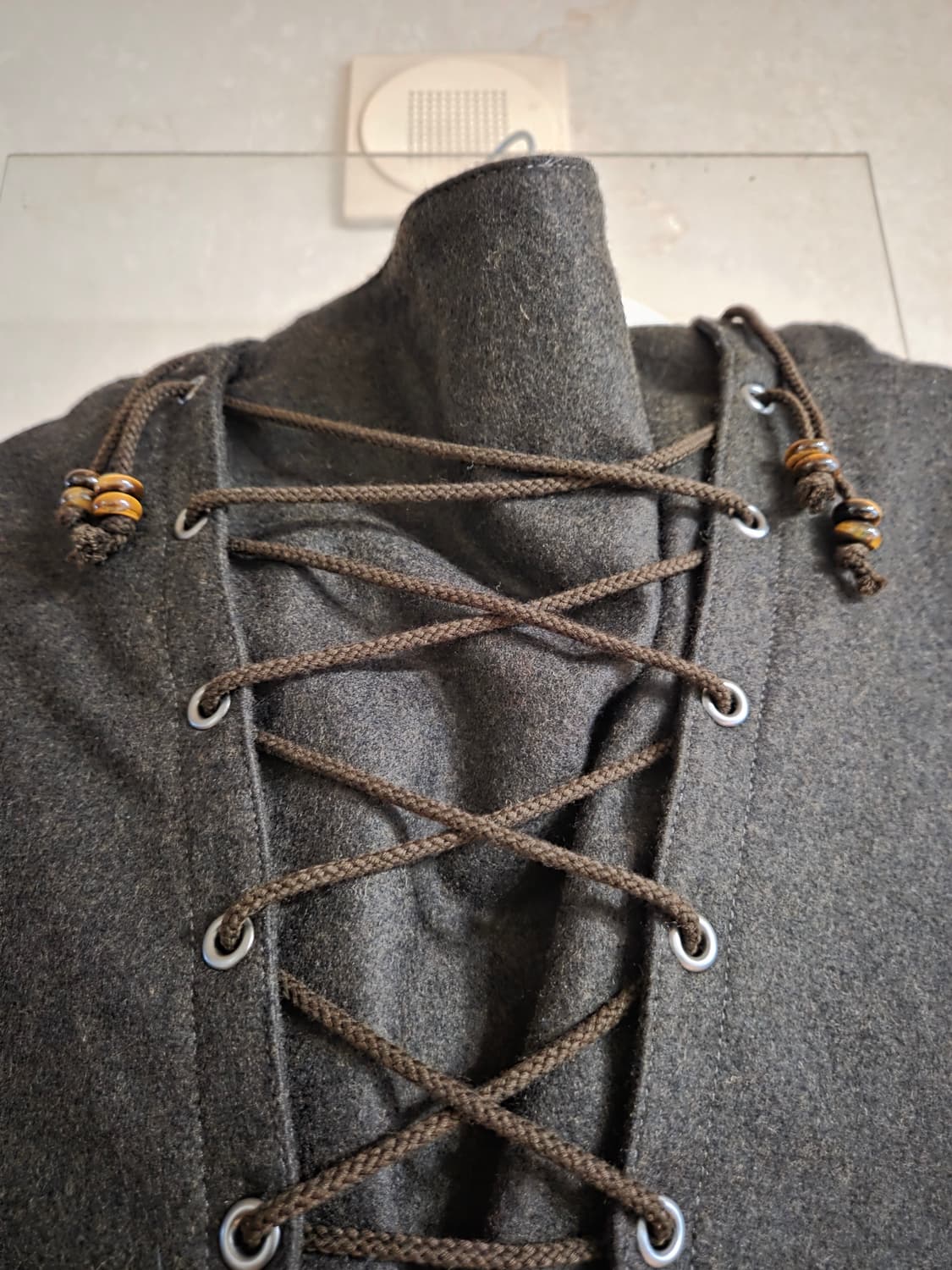 네버포겟 후디드 스목 자켓 다크 브라운 상품이미지3