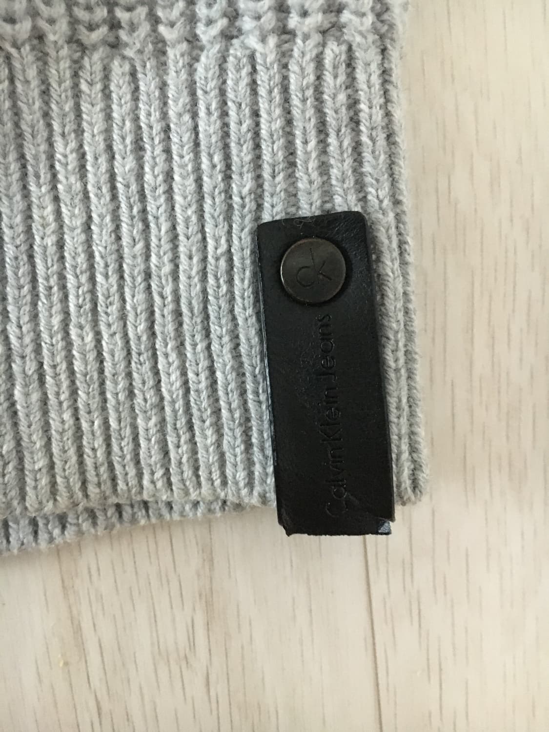 Calvin klein 캘빈클라인 회색 그레이 집업니트 상품이미지5