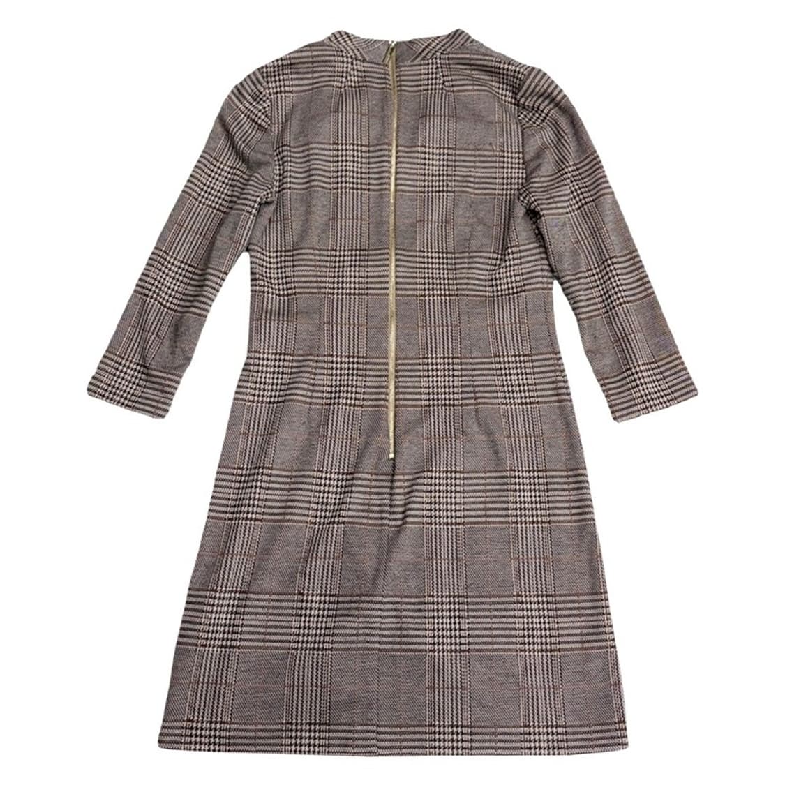 CALVIN KLEIN 체크 브이넥 원피스 2 상품이미지8