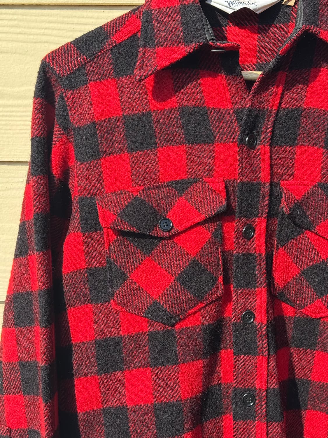 90s 울리치 버팔로 체크 워크셔츠 상품이미지4