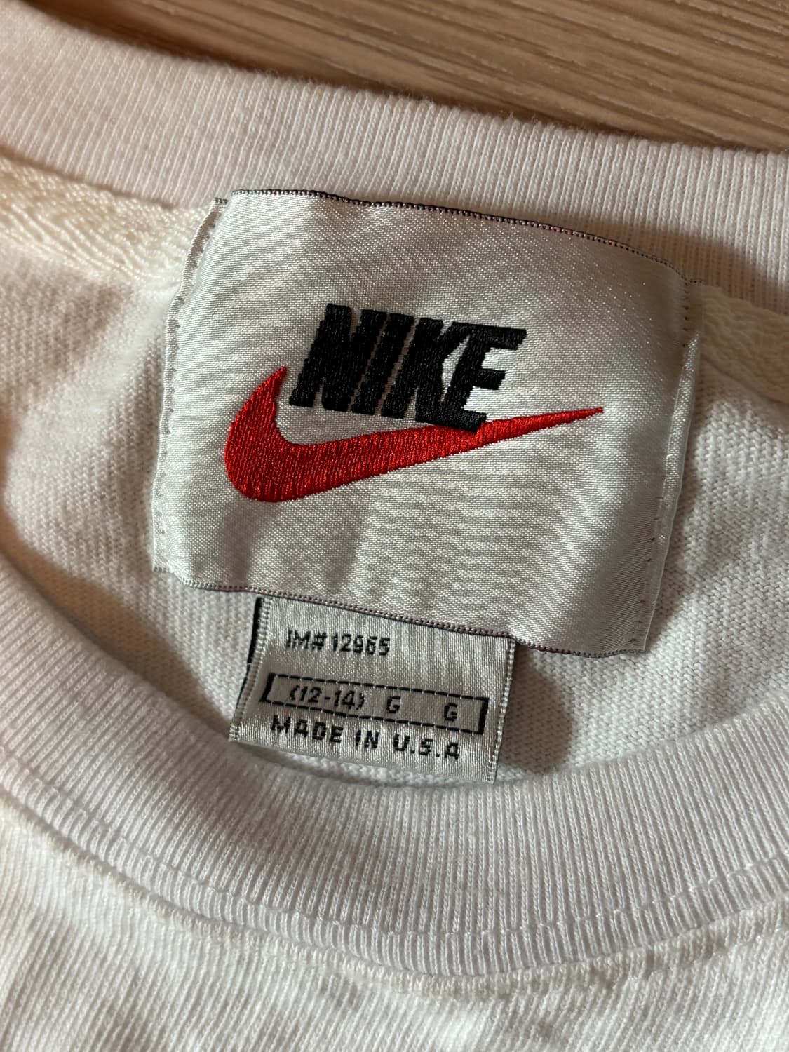 나이키 화이트 긴팔 티셔츠 (실착 xxl) 상품이미지2