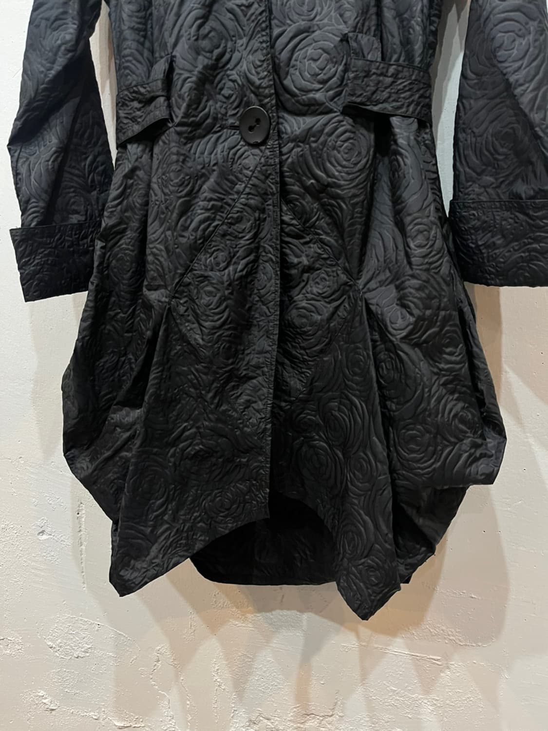 유럽빈티지 Cheerly 로즈패턴 트렌치 코트 Made in ITALY 상품이미지5