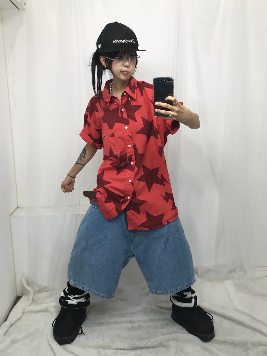 < Bape Star Pattern Shirt > 상품이미지4