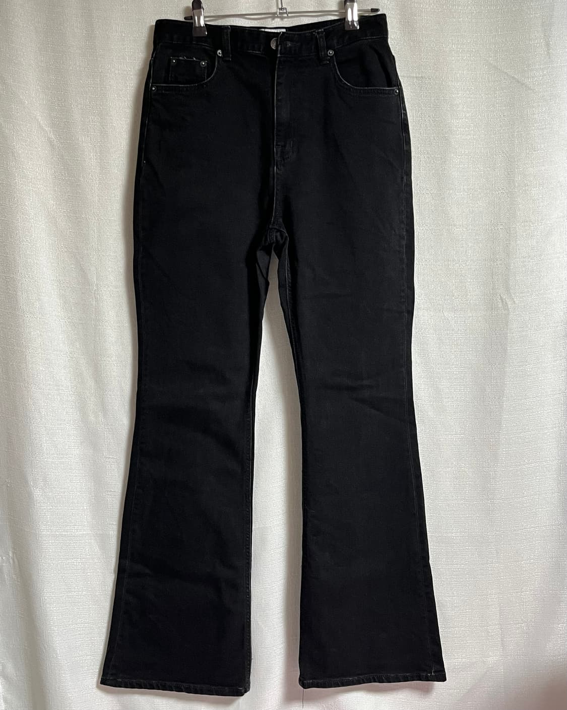 공용 키르시 블랙진 부츠컷 플레어진 데님팬츠 29 상품이미지1