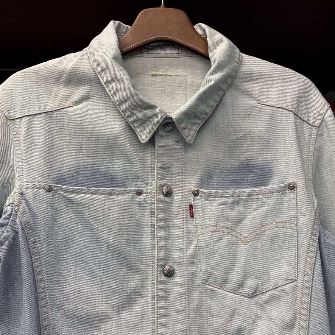 00s 리바이스 엔지니어드진 3D쉐이딩 워싱 데님 자켓 N1060 상품이미지3