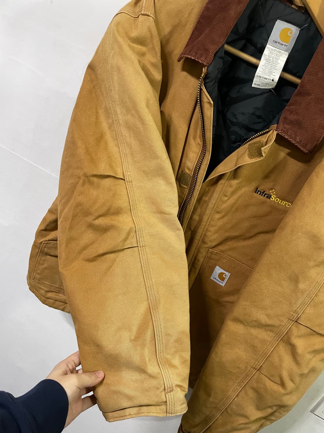 칼하트 디트로이트 자켓 오리지날 105-110 사이즈 J002 상품이미지4