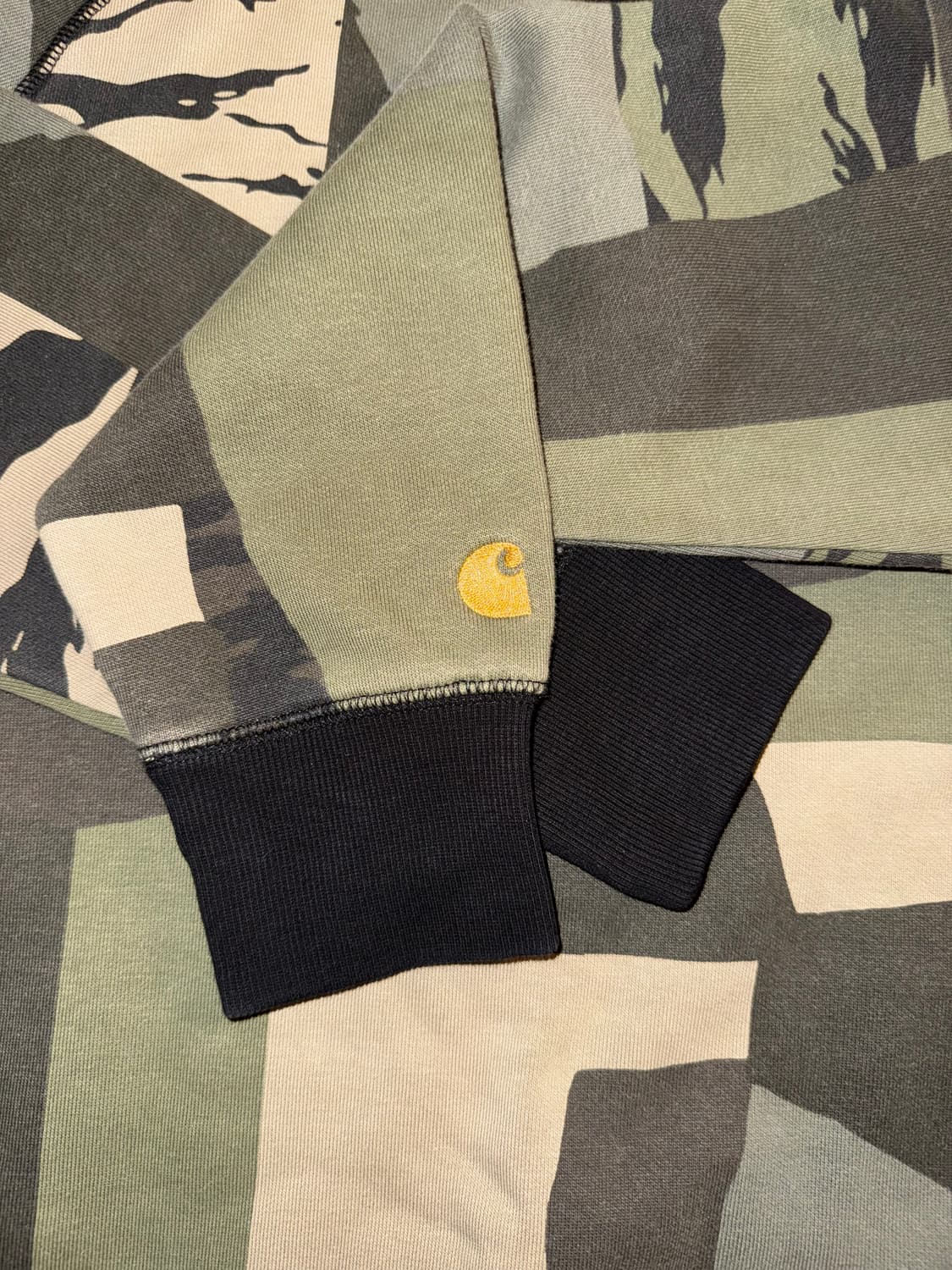 칼하트 카모패턴 기모 맨투맨 S 상품이미지1