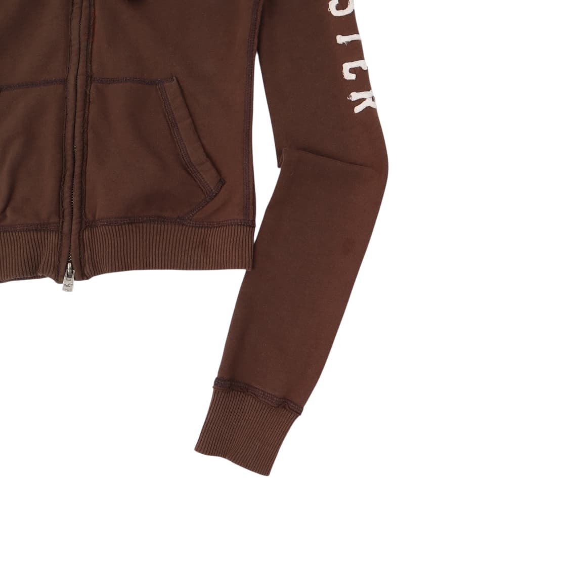 홀리스터 브라운 슬림핏 후드집업 상품이미지4