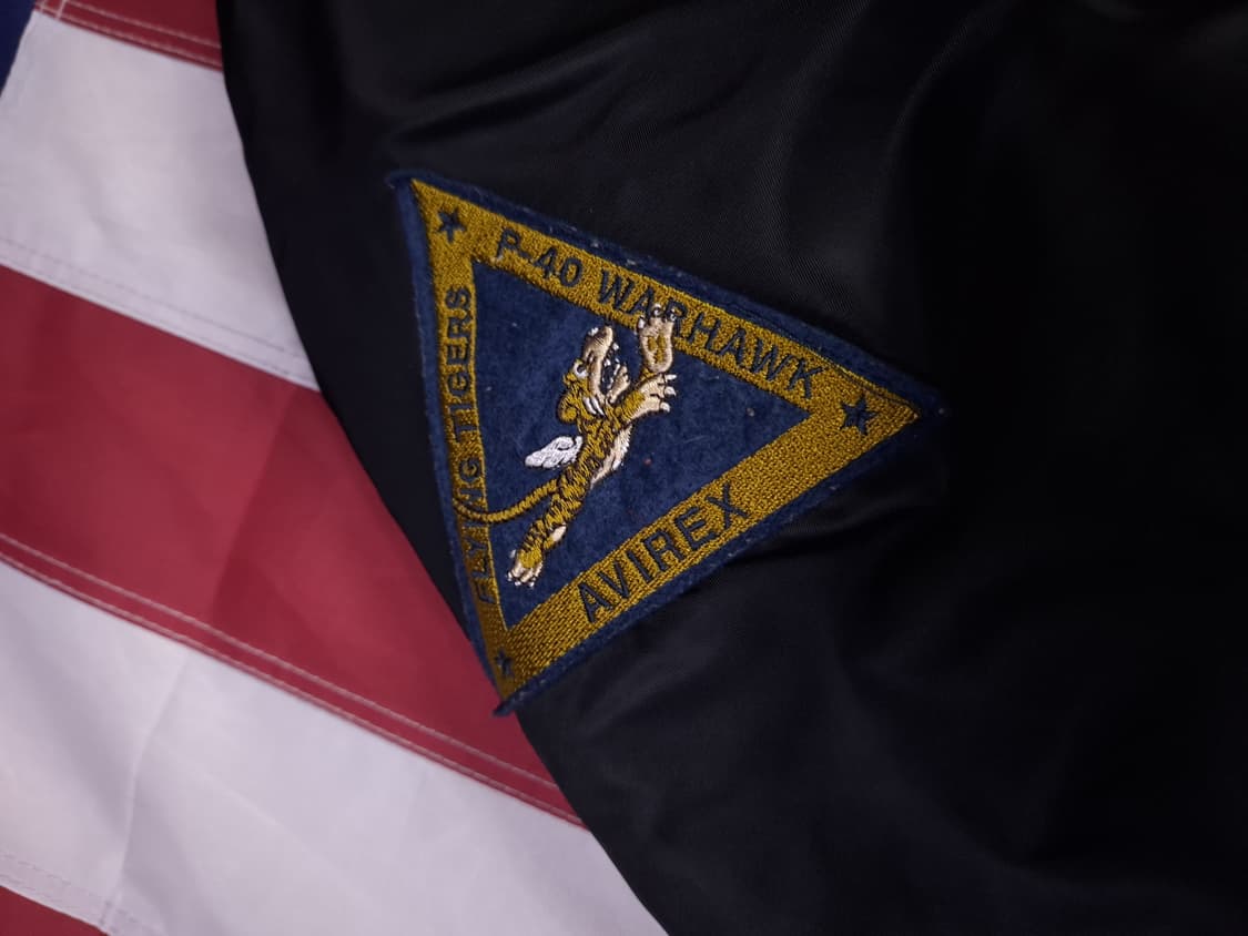 오리지날 아비렉스 플라잉 타이거즈 자수 MA-1 항공자켓 상품이미지5