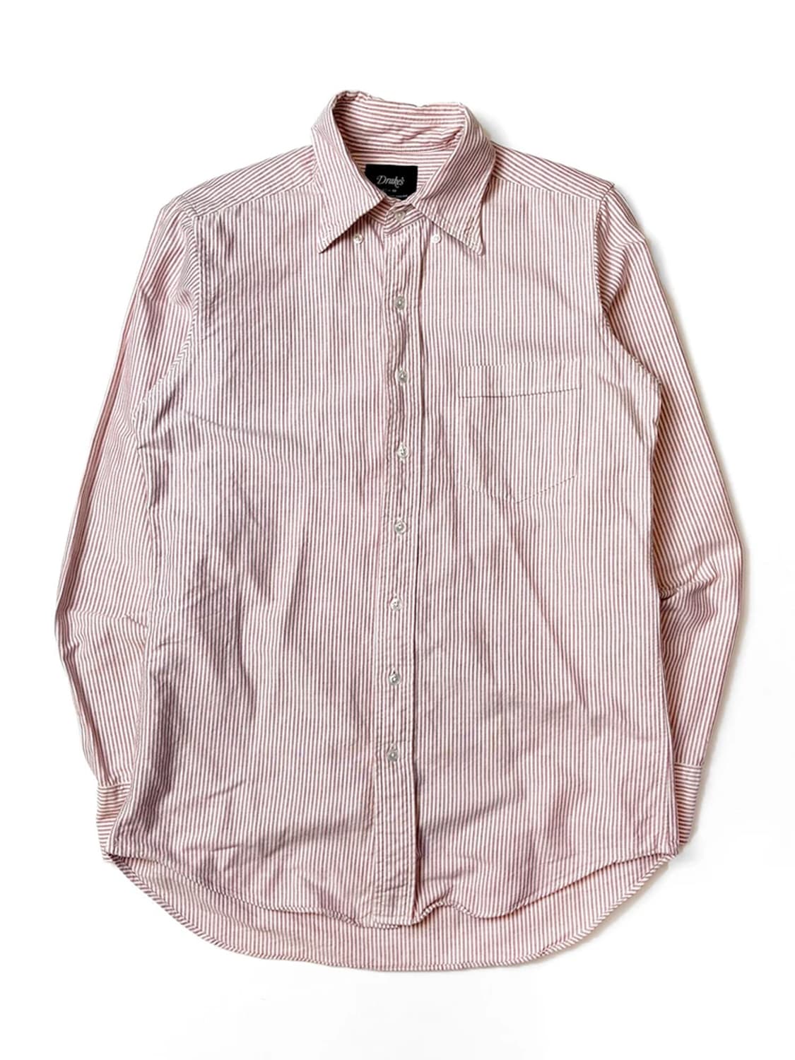 드레익스 잉글랜드 코튼 스트라이프 포켓 셔츠 PN5715 상품이미지1