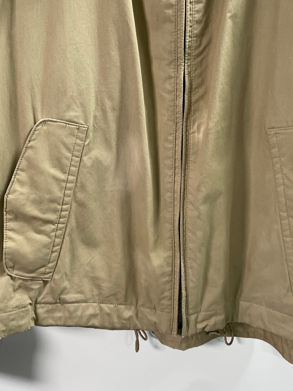 버버리 베이지 하이넥 블루종 자켓 (on.601) 상품이미지4