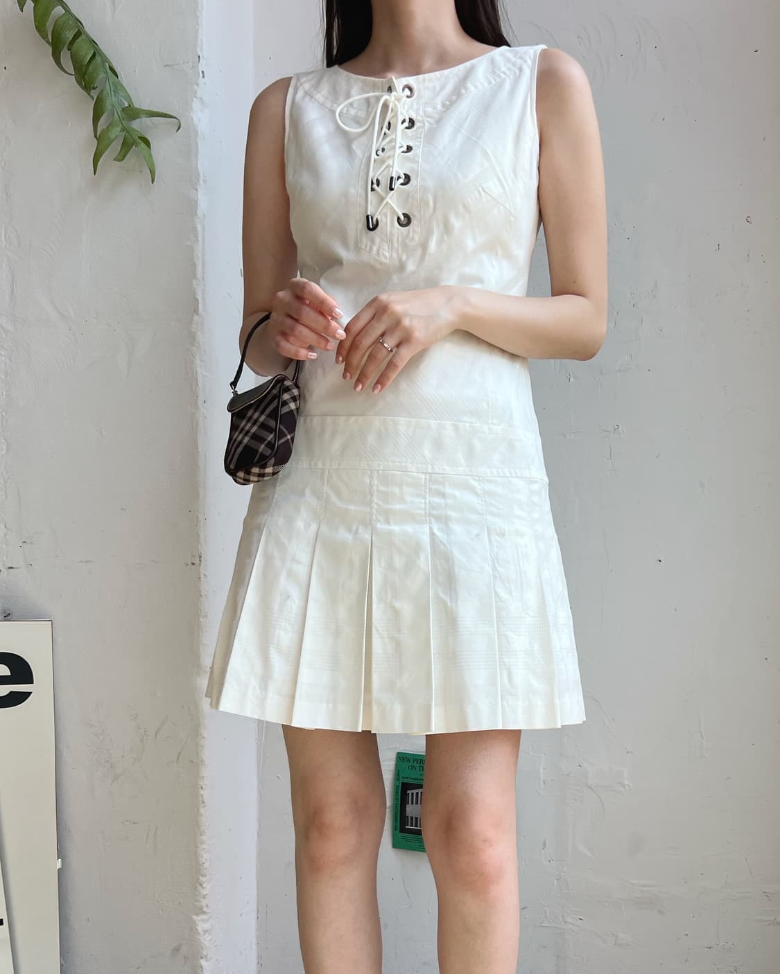 Burberry check one-piece 상품이미지5
