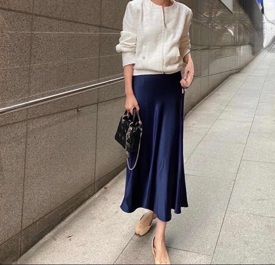 aumuu 오뮤 트위드 블루종 자켓 상품이미지2