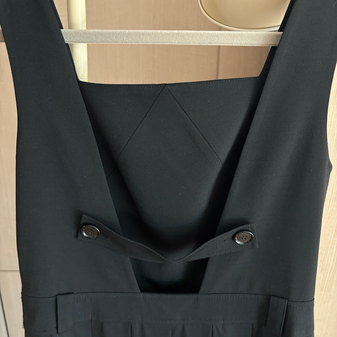 (S) 로우클래식 19SS STITCH PLEATED DRESS 블랙 상품이미지10