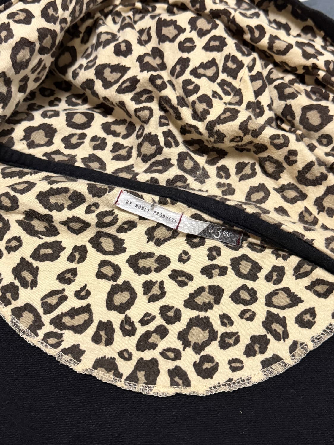 shop502 샵오공이 레오파드 호피 스터드 후드집업 상품이미지3