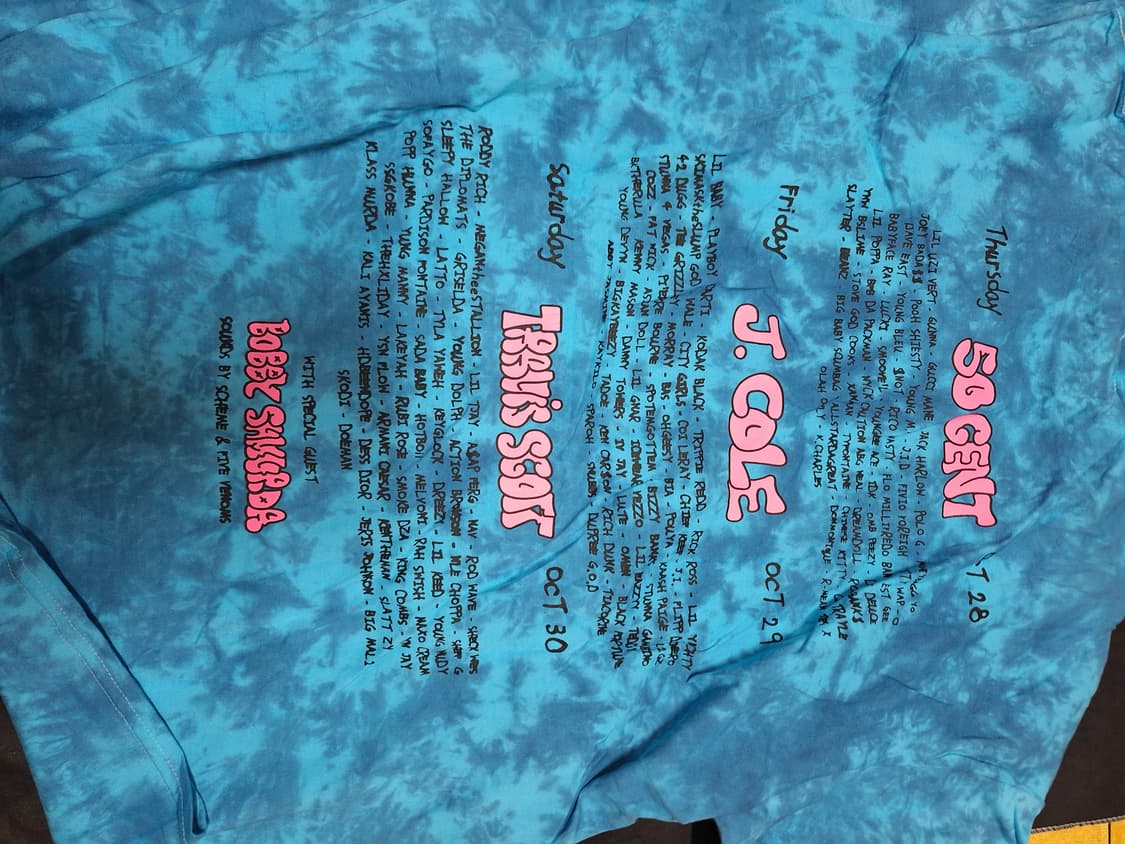 힙합 트레비스스캇 공연 반팔티셔츠  상품이미지1