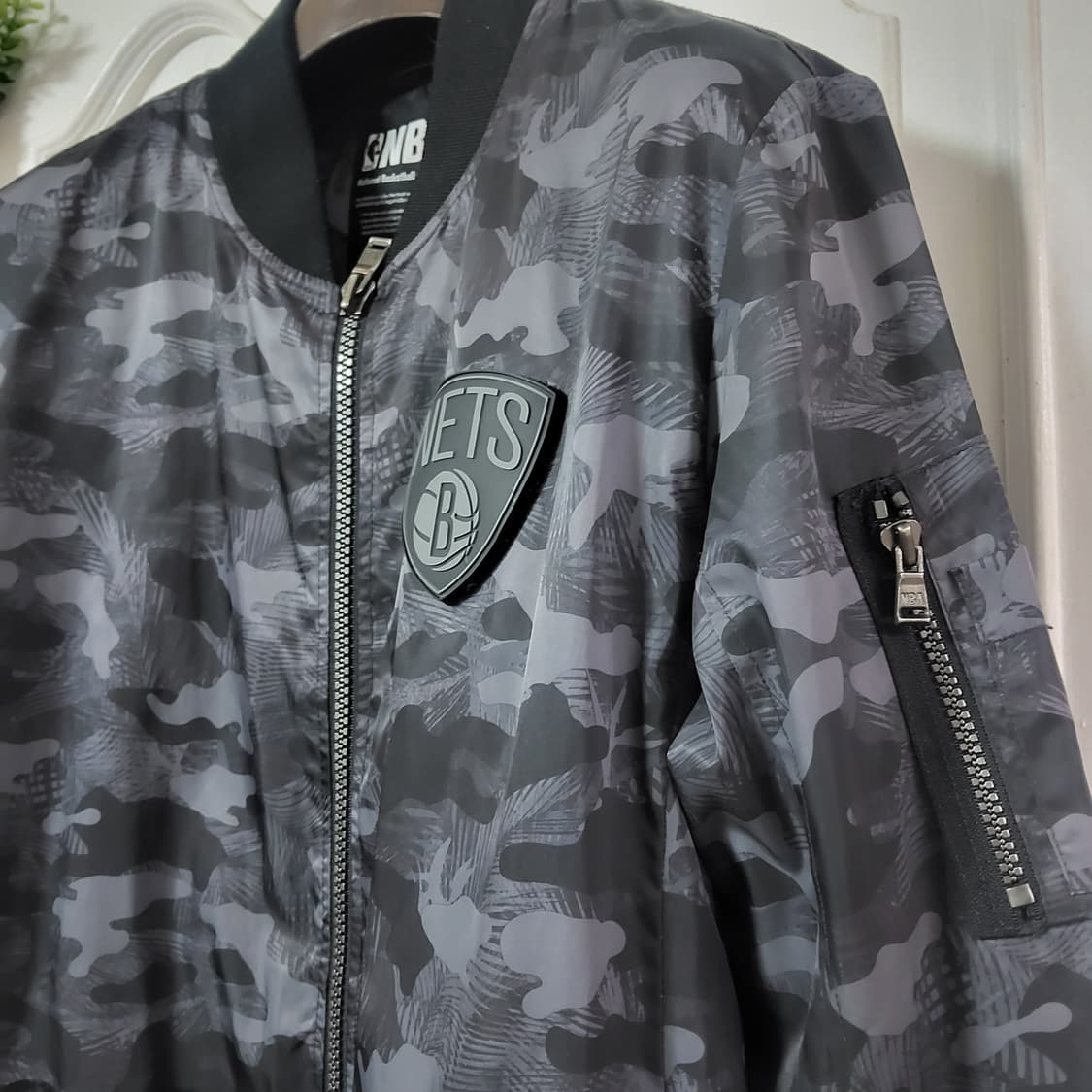 NBA 네츠 카모 밀리터리 봄버 자켓 블루종 XL 105 상품이미지2