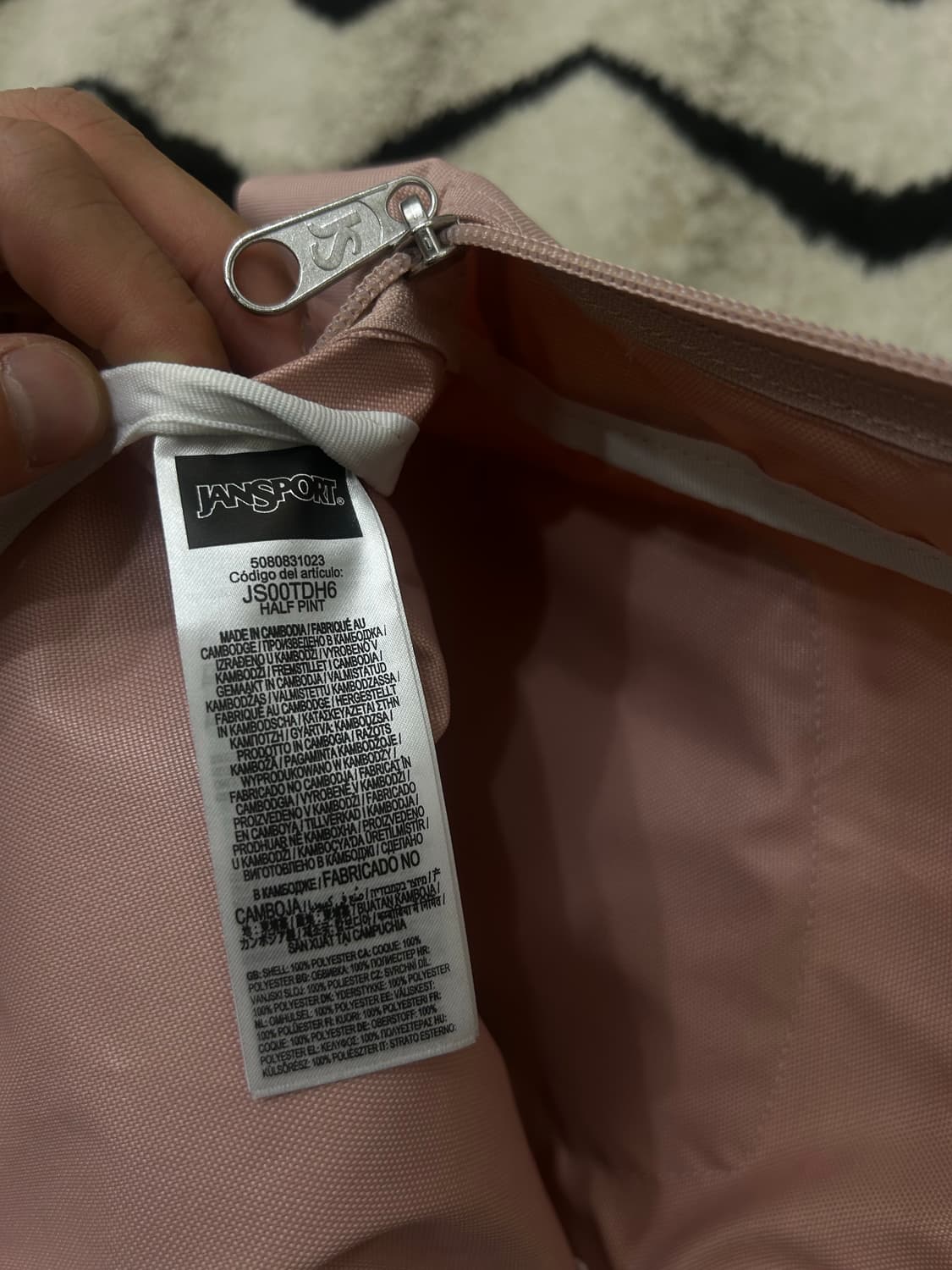 잔스포츠 미니 백팩/핑크 상품이미지4