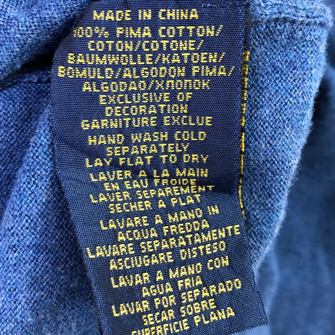 XL 폴로 피마코튼 니트 상품이미지4