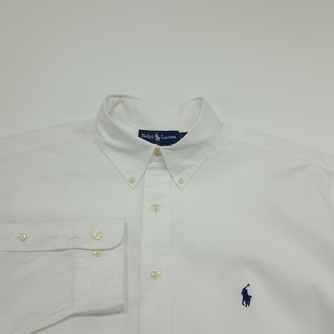 CN916 2XL 폴로 랄프로렌 화이트 긴팔 셔츠 남방 상품이미지3