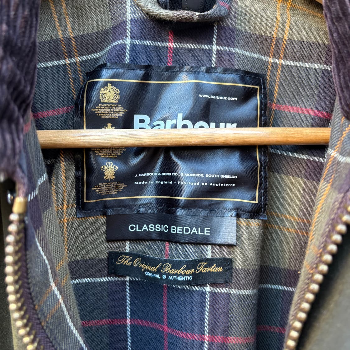 Barbour 바버 비데일 왁스 자켓 상품이미지7