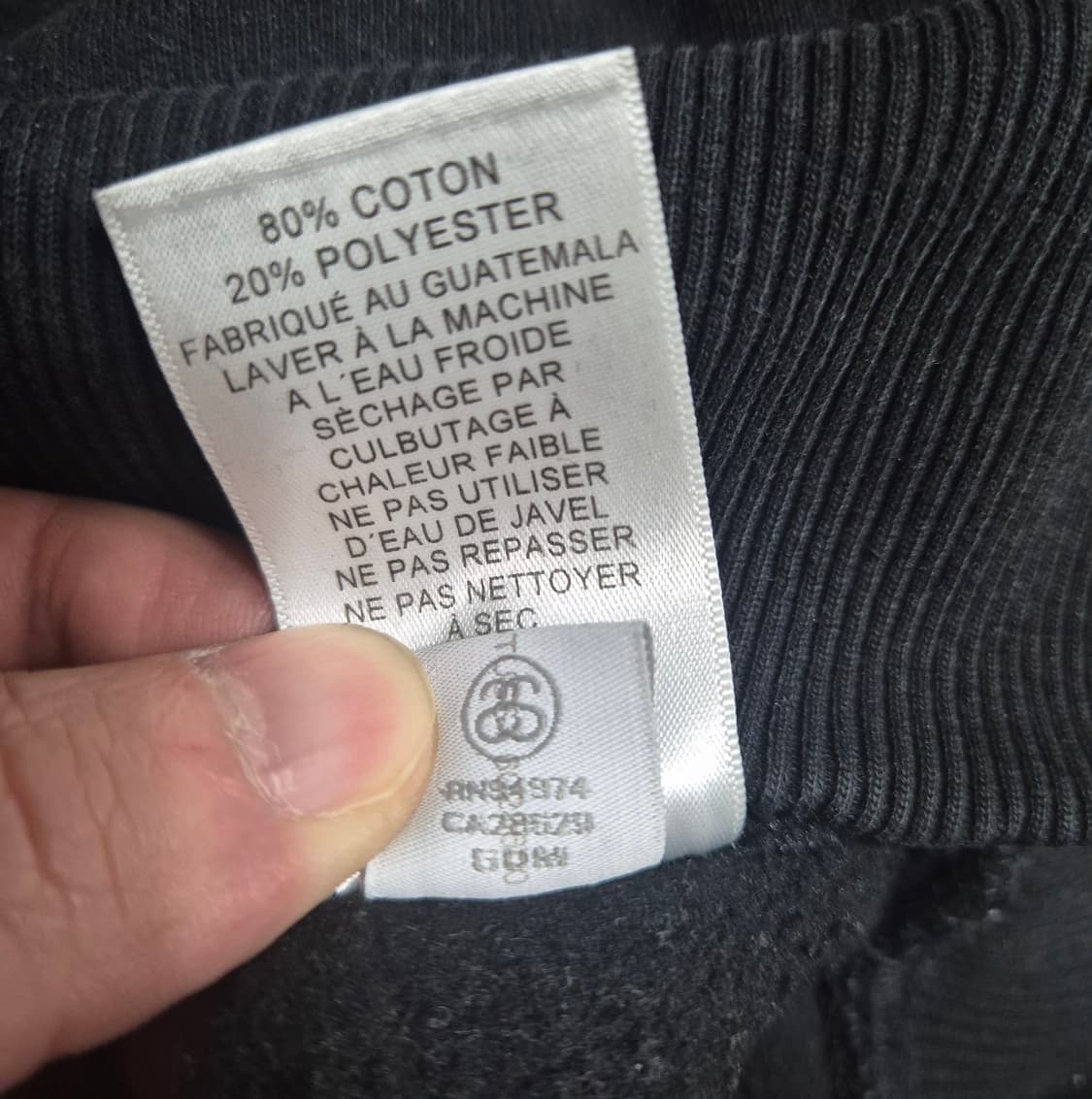 스투시 서프 스케이트 스컬 후드티 블랙 M (정품) 상품이미지10